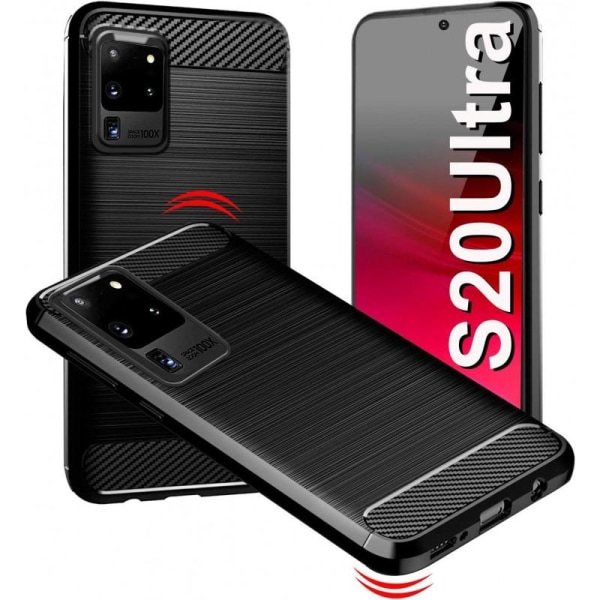 Samsung S20 Ultra Shockproof Shell SlimCarbon Black
