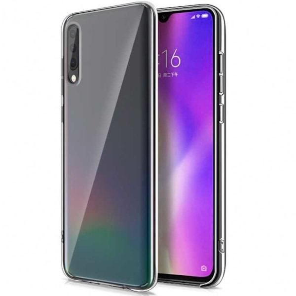 Samsung A70 stødabsorberende glasbagside Transparent