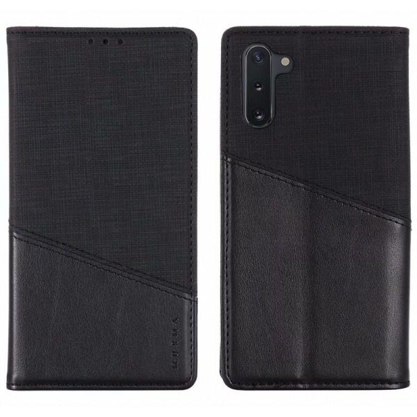 Samsung Note 10 Elegant etui i PU-læder med RFID-blok Black