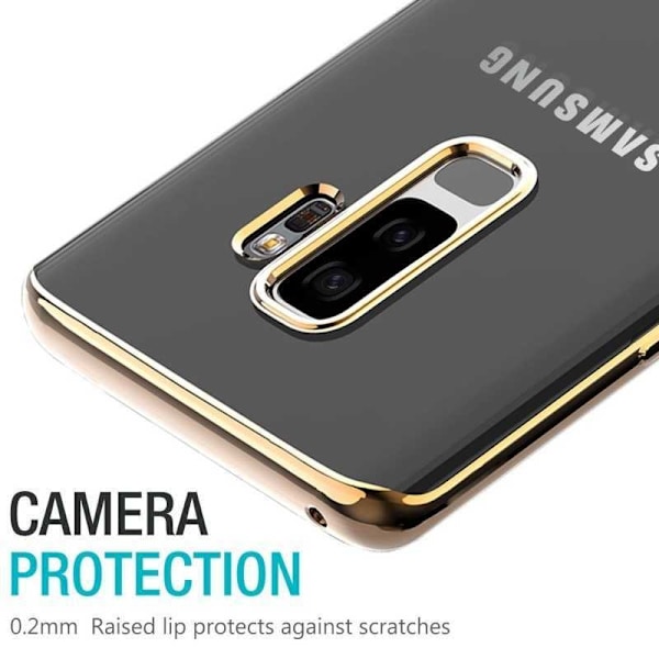 Samsung A7 2018 stødabsorberende gummicover Rosenguld
