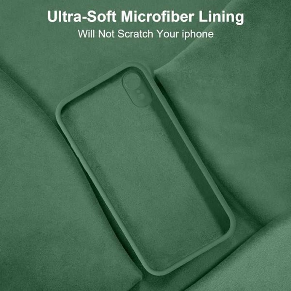 iPhone XR Kuminen Matt Green Shell Liquid - vihreä