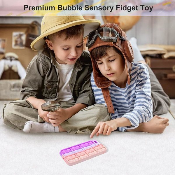 iPhone 7 Plus / 8 Plus Beskyttelsesdeksel Fidget Toy Pop-It Multicolor
