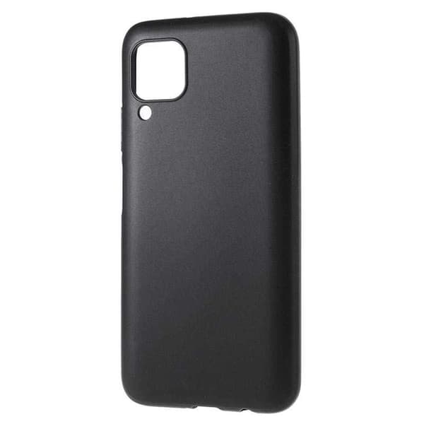 Huawei P40 Lite Erittäin ohut kumipinnoitettu mattamusta Cover Basic V2 Black