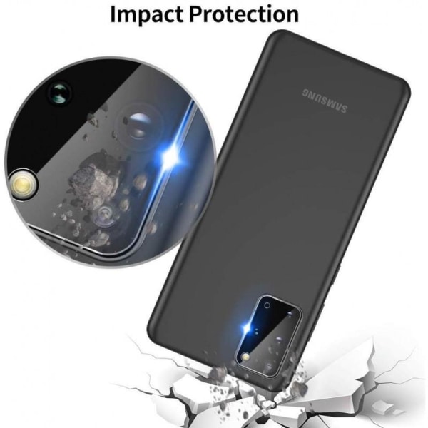 2-PACK Samsung S20 Plus Kamera Skydd Linsskydd Transparent