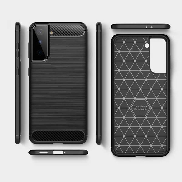 Samsung S21 Plus Shockproof Shell SlimCarbon Black