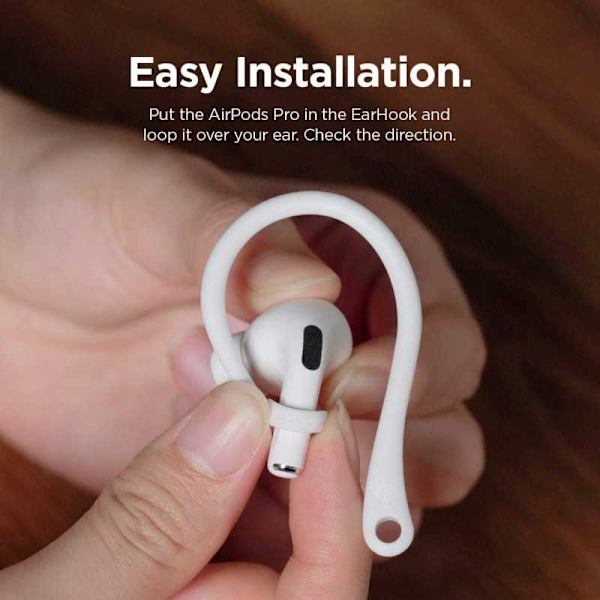 4-PACK Airpods Pro Over-ear Earhooks Vit