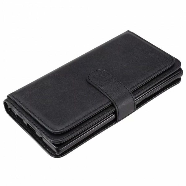 Samsung Note 20 Ultra -lompakkokotelo, jossa 11-taskuinen Array Black