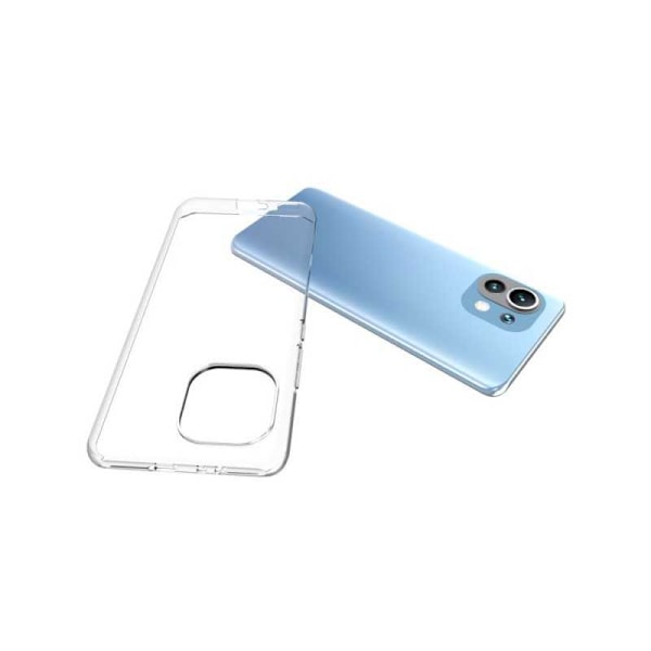 Xiaomi Mi 11 stødabsorberende blødt etui Enkelt Transparent