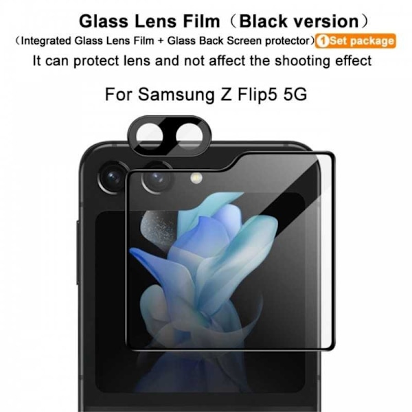 Samsung Z Flip 5 5G Skydd Linsskydd Kameraskydd Fullframe