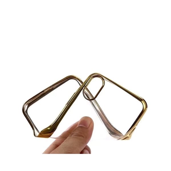 iPhone XR iskuja vaimentava kumikotelo Rosenguld