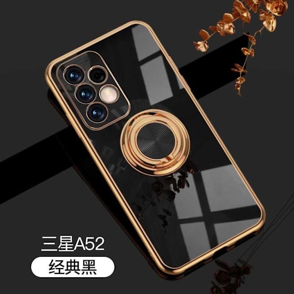 Samsung A33 5G Elegant & stødsikkert cover med ringholder fejlfri Mörkgrön