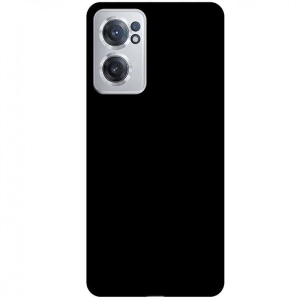 OnePlus Nord CE 2 5G ohut kumipinnoitettu mattamusta Cover Basic V2 Black