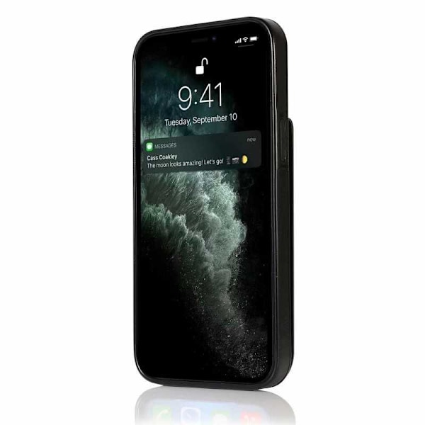iPhone 14 Plus Mobilskal Korthållare 5-FACK Retro V3 Brun