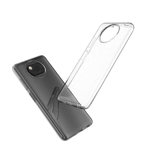 Xiaomi Poco X3 NFC stødabsorberende Soft Shell Enkel Transparent