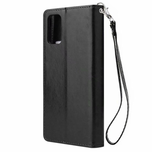 Huawei P40 Pro käytännöllinen lompakkokotelo 10 taskulla Black