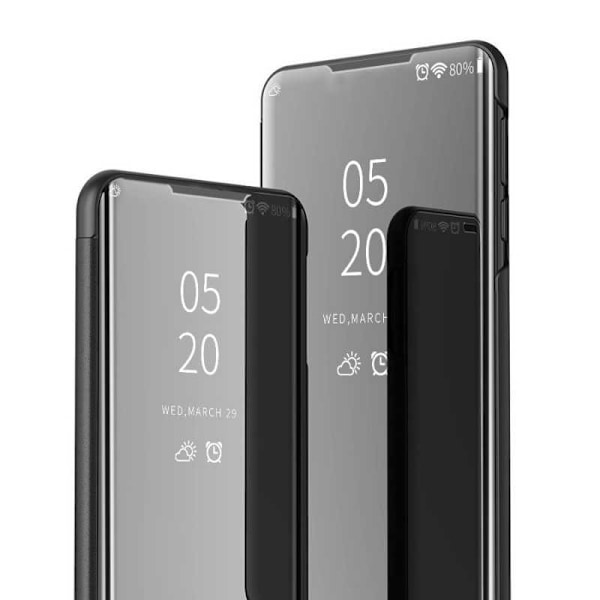 Samsung S21 Ultra Flip Case Clear View Standing V2 Rocket Black