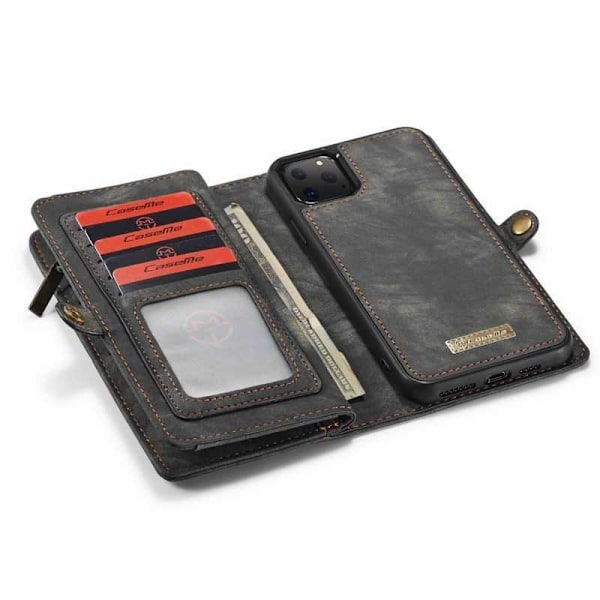 iPhone 11 Pro Plånboksfodral Multi-Slot 13-FACK Svart