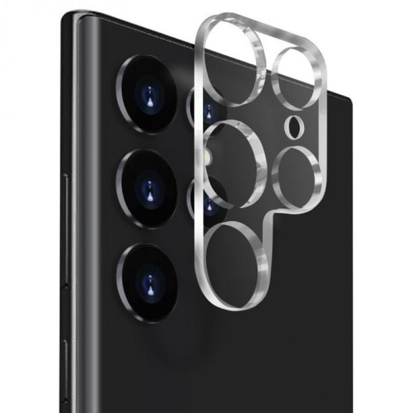 Samsung S23 Ultra Kamera Linsskydd Härdat Glas Transparent
