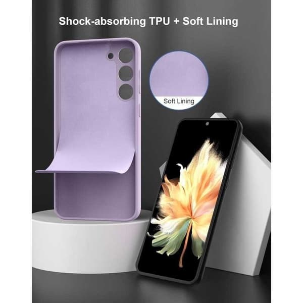 Samsung S24 kumoitu Matte Shell Liquid - Lila