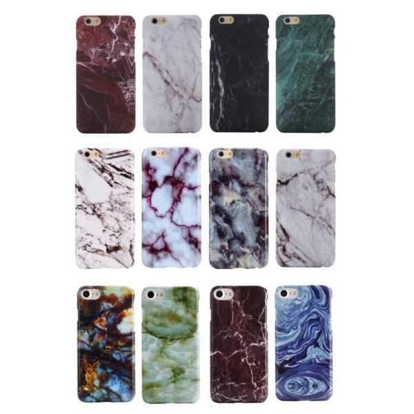 iPhone 8 Marble Shell Slim Fit 3D-design White Variant 6