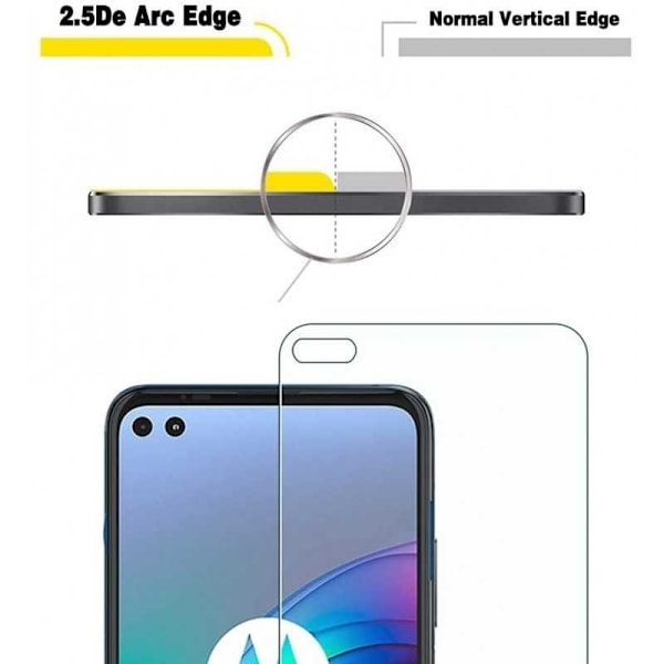 2-PACK Motorola Moto G100 Hærdet glas 0,26 mm 2,5D 9H Transparent