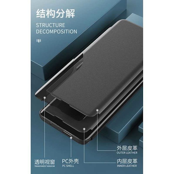 Samsung A73 5G Case Tech-Protect Smart View - musta Black
