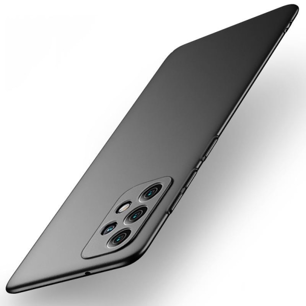 Samsung A33 5G Erittäin ohut kumipinnoitettu mattamusta Cover Ba Black
