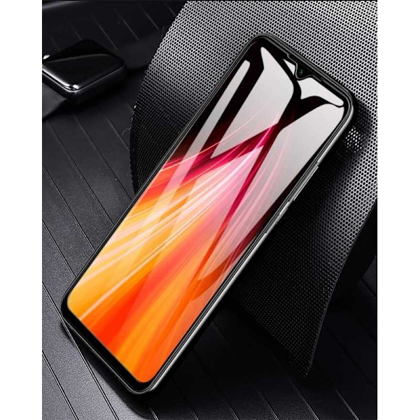 2-PACK Redmi Note 8 Pro hærdet glas 0,26 mm 9H fuldramme Transparent