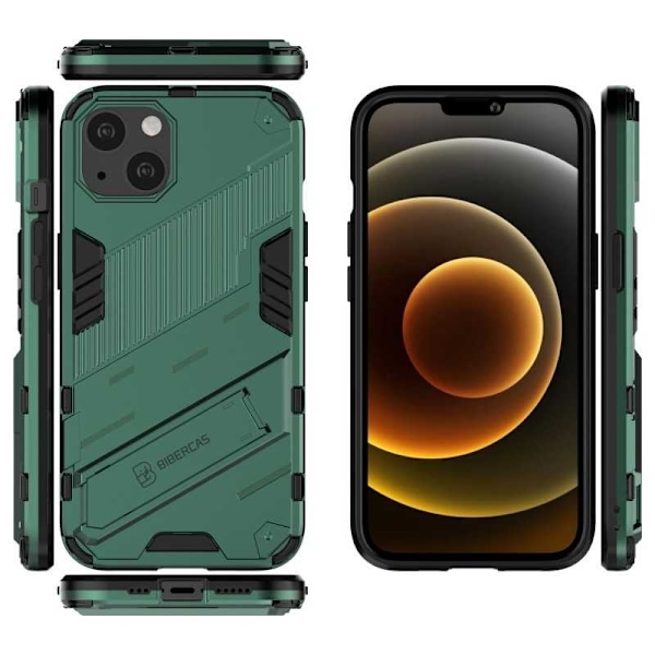 iPhone 13 Stöttåligt Skal med Kickstand ThinArmor V2 Svart