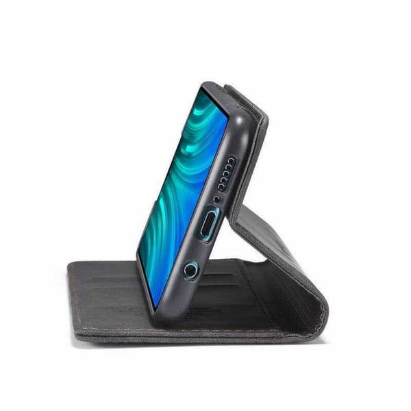 Xiaomi Note 8 Pro Elegant Flip Case CaseMe 3-FACK Black