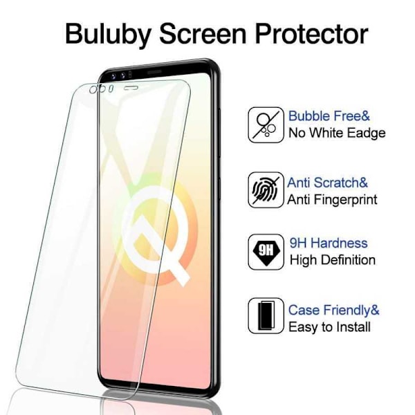 2-PACK Google Pixel 4 XL Härdat glas 0.26mm 2.5D 9H Transparent