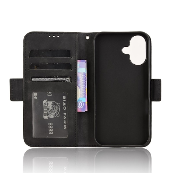 iPhone 16 Plånboksfodral PU-Läder 6-FACK Winston V3