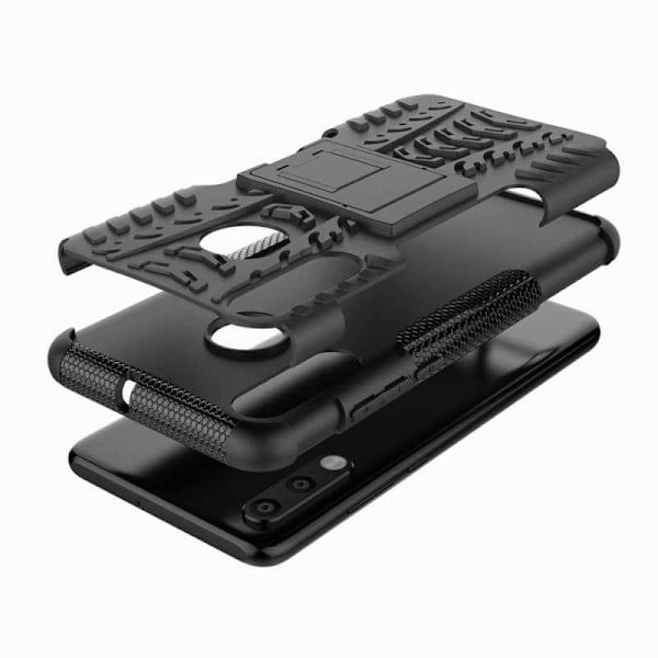 Huawei P30 Lite stødsikkert cover med Support Active Black