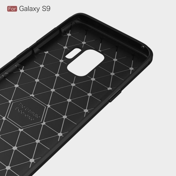 Samsung S9 Plus Iskunkestävä Iskunvaimennuskuori SlimCarbon Svart