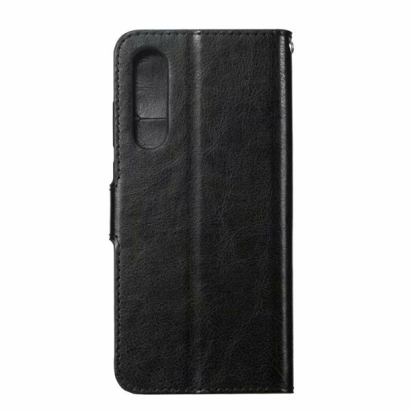 Xperia 10 V Wallet Case PU-nahkainen 4-POCKET Black