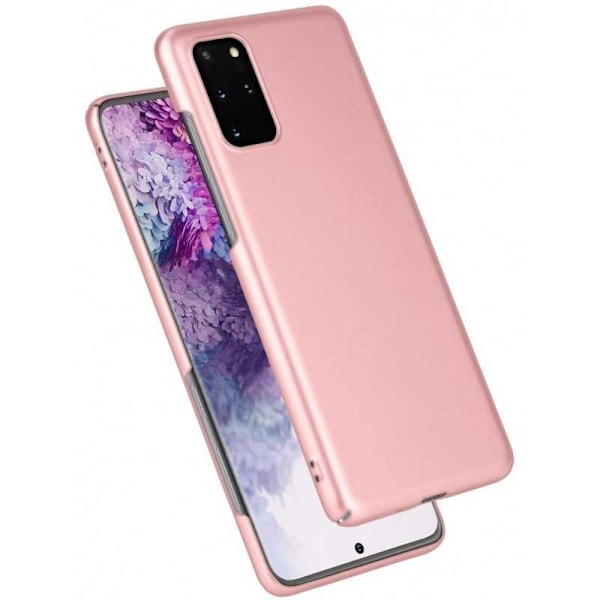 Samsung S20 Plus Ultraohut kumipinnoitettu Cover Basic V2 Pink gold