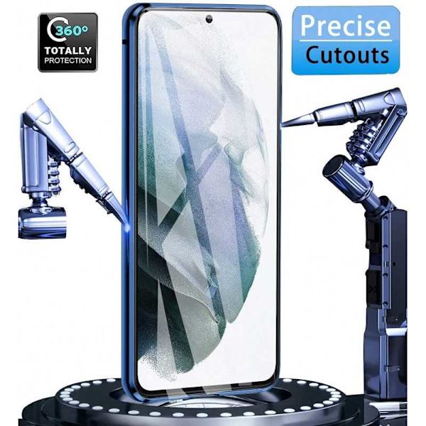 Samsung S21 Plus Full Coverage Premium Cover Glassback V4 Black
