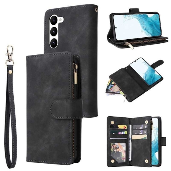 Samsung S24 Plus multifunktionelt pung etui Lynlås 8-lomme