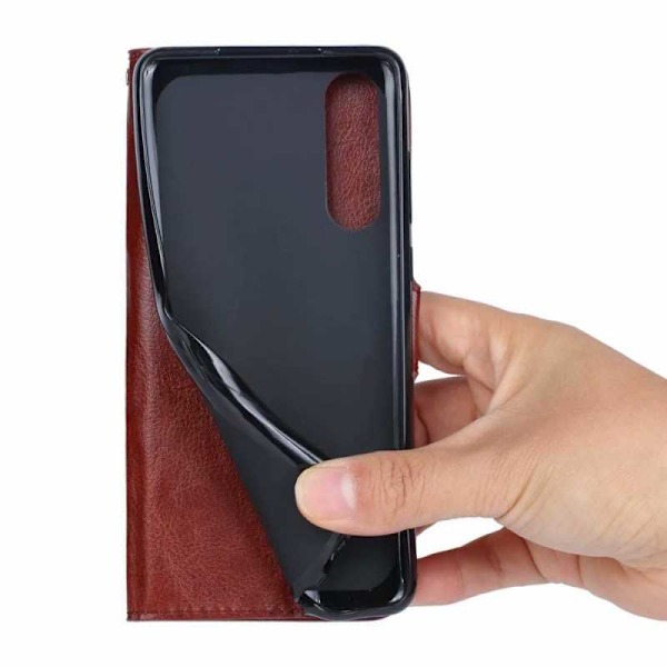 Sony Xperia 5 II Plånboksfodral PU-Läder 4-FACK Svart