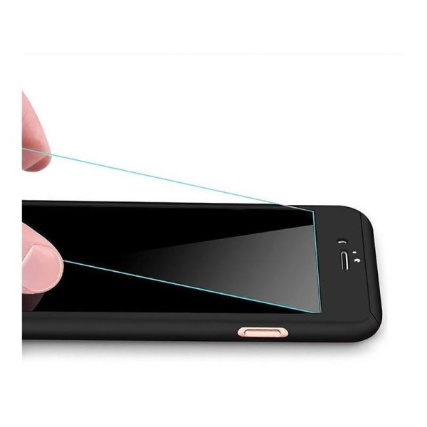 iPhone 7 Plus | 360° 3in1 FullCover kuori + 0,26 mm 9H lasi Rosa