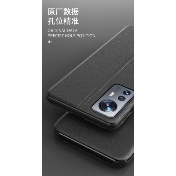 Xiaomi Mi 12 / 12X Fodral Tech-Protect Smart View - Svart Svart