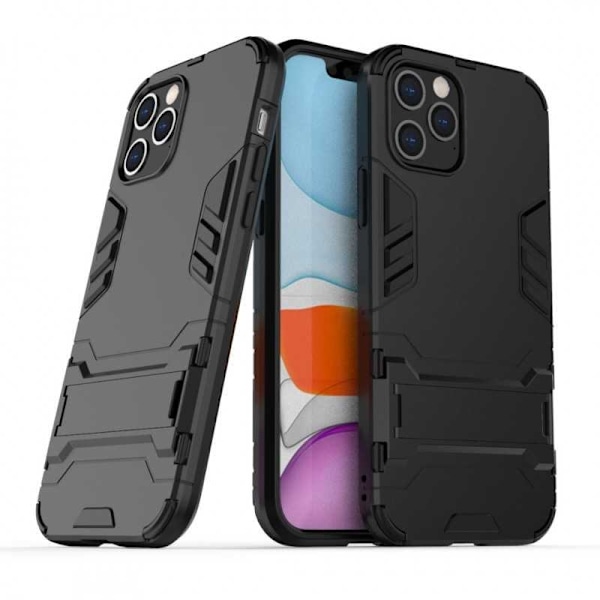 iPhone 12 Pro Max Iskunkestävä kotelo jalustalla ThinArmor Black