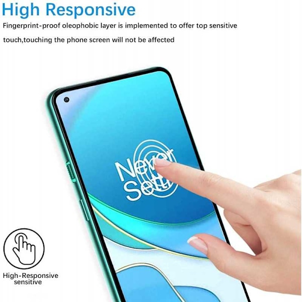 OnePlus Nord CE 2 Lite 5G Härdat Glas 0.26mm 2.5D 9H Fullframe