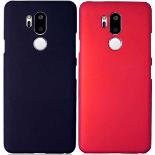 LG G7 ThinQ Ultratunn Gummibelagd Mattsvart Skal Svart