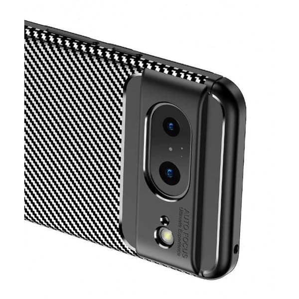 Google Pixel 8 Iskunkestävä ohut kansi FullCarbon V4 Black