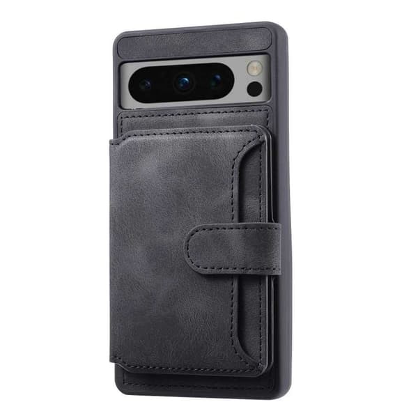 Google Pixel 8 Pro Iskunkestävä Premium Cover 7-SLOT Solid V6 Nordcell™ Black