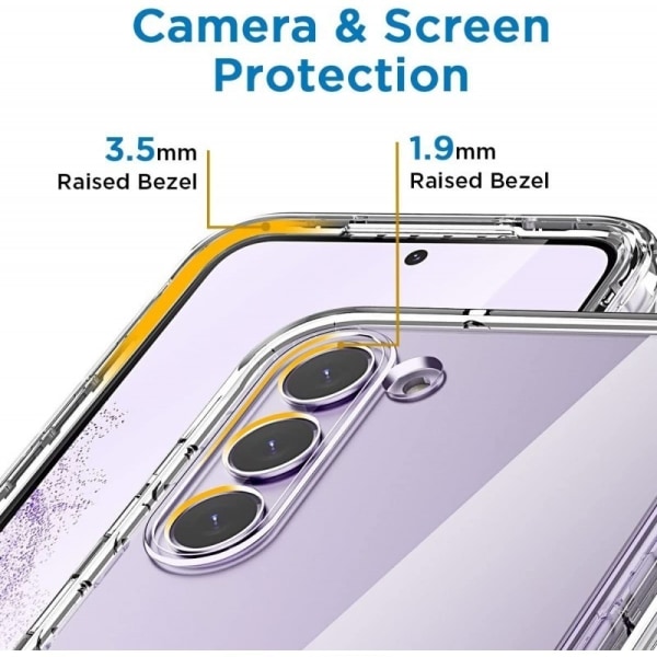 360 ° hel kropp og støtdemperdeksel Samsung A55 5G Transparent