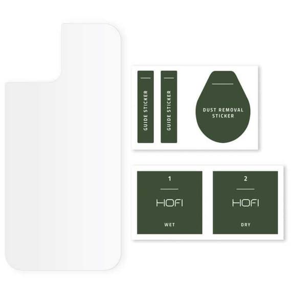 iPhone 12 Pro Max Hybridglas 7H Baksida Hofi Transparent