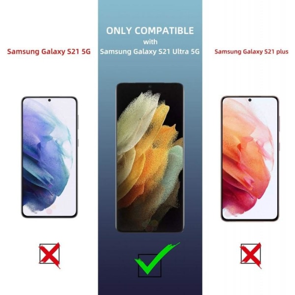 Samsung S22 Ultra Privacy Härdat glas 0.26mm 3D 9H Transparent