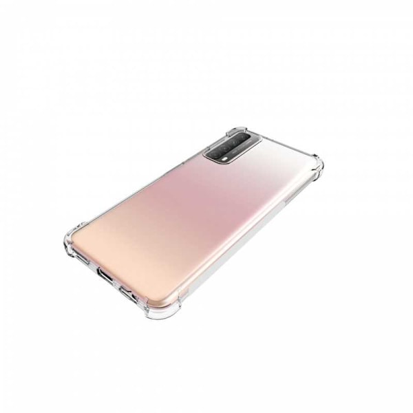 Huawei P Smart 2021 Stöttåligt Skal med Förstärkta Hörn Transparent